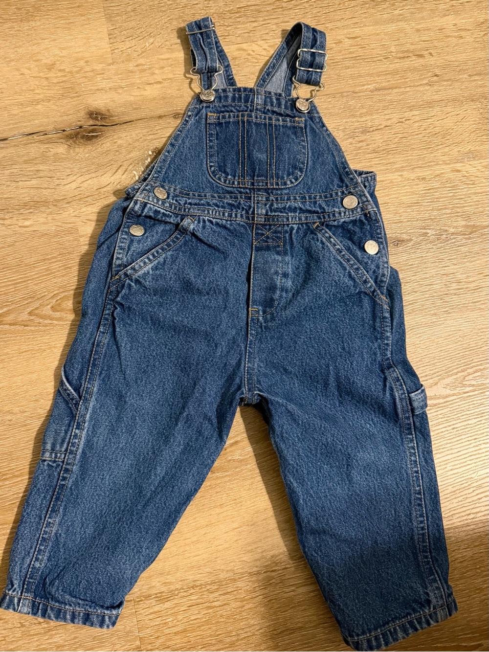 Faded Glory Denim Overalls - Blue